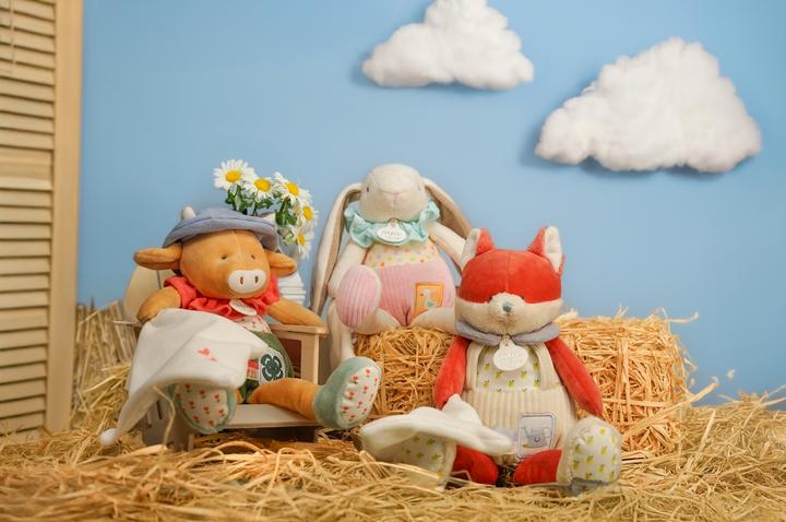 Produktbild Doudou et Compagnie Kuh Aneth mit Schmusetuch 28cm