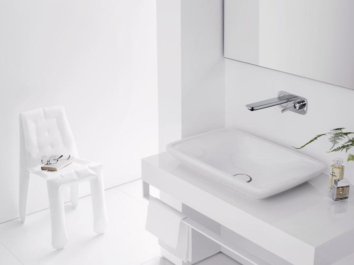 Produktbild hansgrohe HG Fertigmontageset PURA VIDA f UP-2-Loch-WT-Armatur Ausl 165mm chr