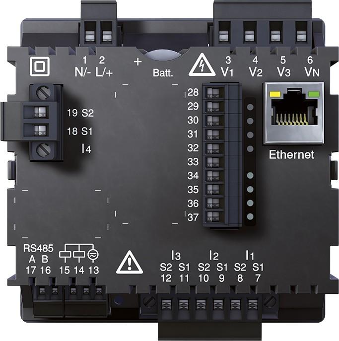 Actual product image Janitza UMG96RM-E 6-channel power analyzer UMG96RM (CAT III)