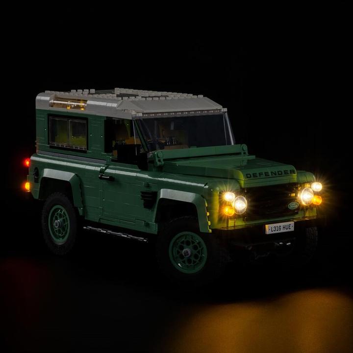 Actual product image Light my bricks LEGO Land Rover Classic Defender 90 # 10317 Light Kit
