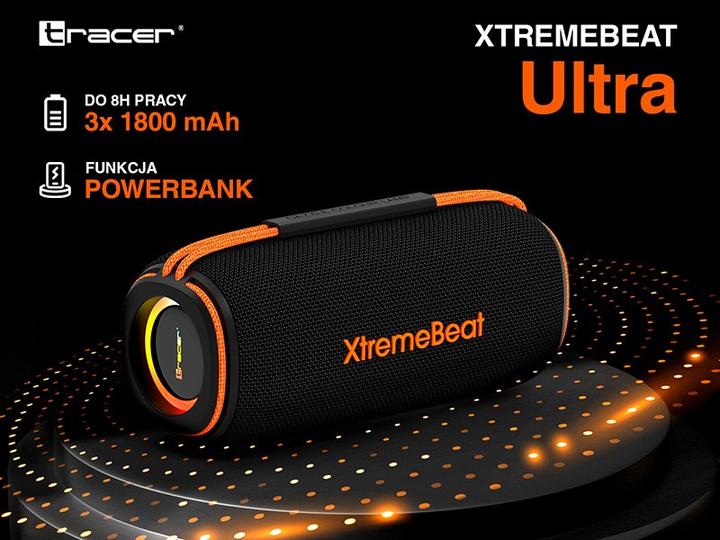 Produktbild Tracer XtremeBeat Ultra TWS Tragbarer Bluetooth-Lautsprecher Schwarz 25 W