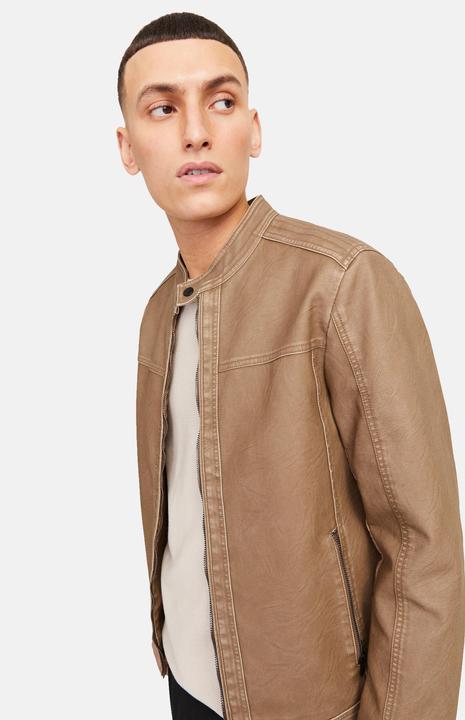 Actual product image Jack & Jones Jjewarner Washed Pu Jacket Noos (XL)
