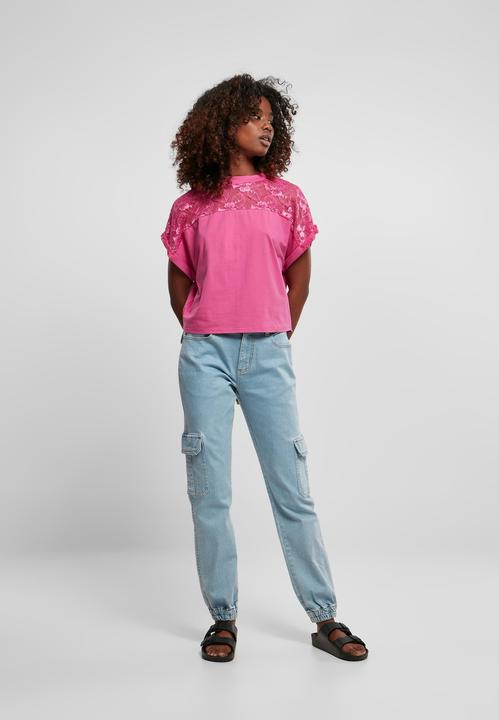 Image du produit Urban Classics Ladies Short Oversized Lace Tee - 12492 (XL)