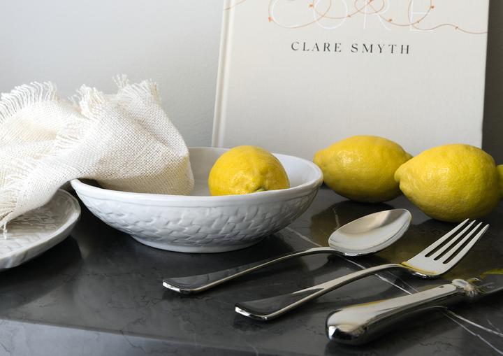Image du produit Greengate Woven bol tissé blanc cassé moyen 19,5cm