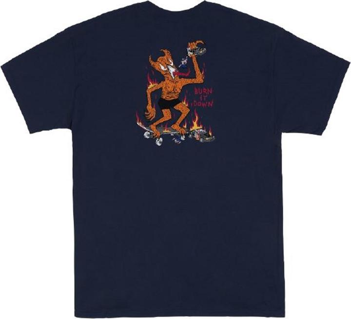 Thrasher Burn it Down Neckface T-Shirt