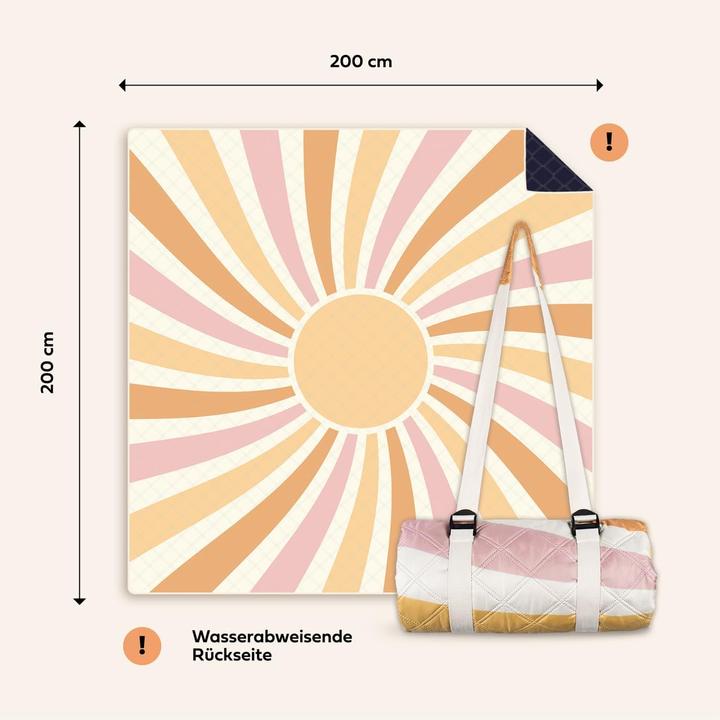 Actual product image Naya Studios XXL camping blanket sun