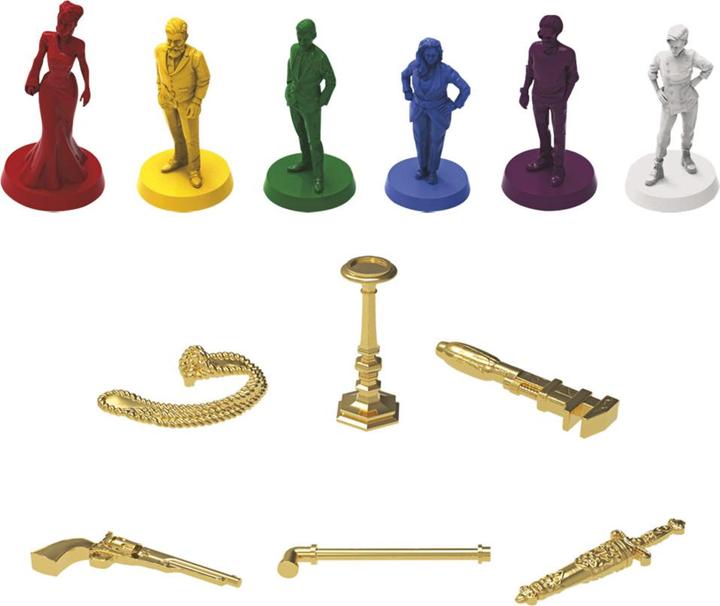 Actual product image Hasbro Gaming Cluedo board game, redesigned Cluedo for 2-6 players, detective game, family game for children and (Italian)