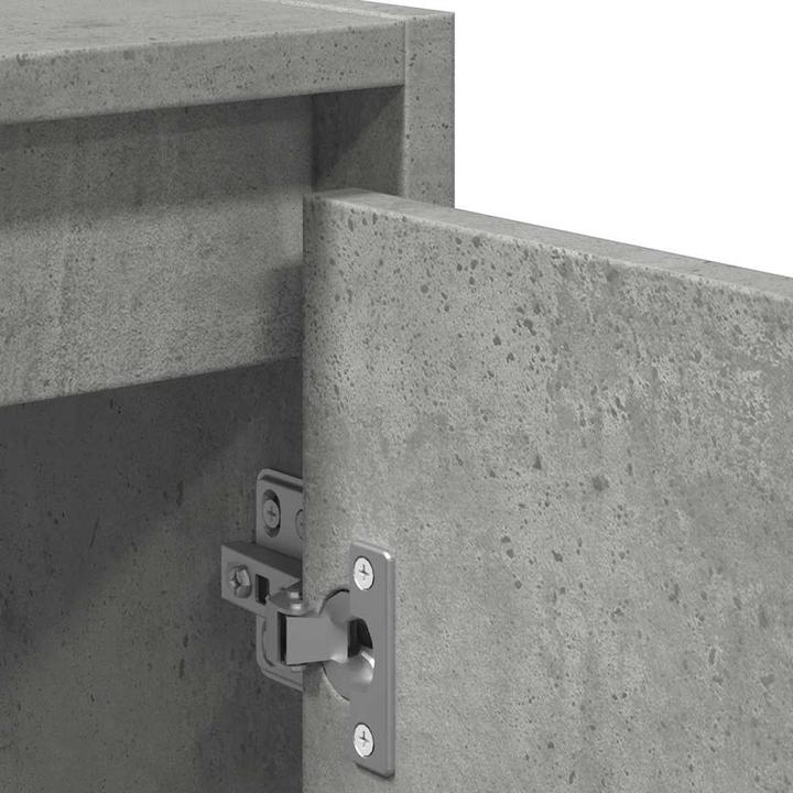 Produktbild VidaXL 2-tlg. Badmöbel-Set Betongrau Holzwerkstoff
