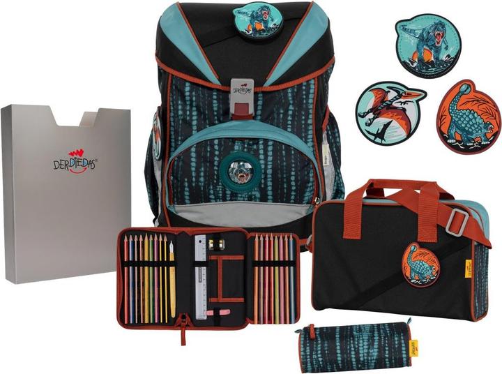 Immagine prodotto Derdiedas Set di zaini scolastici ErgoFlex Big Rex (22 l)