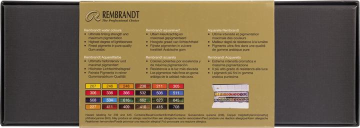 Actual product image Rembrandt Watercolour Water colour box 24 pots, Multicoloured (Multicoloured, 240 ml)