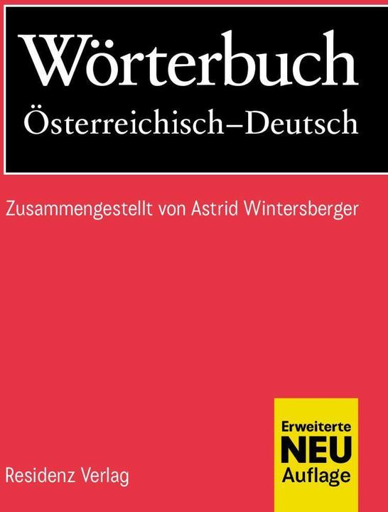 Produktbild Wörterbuch Österreichisch-Deutsch (Deutsch, Astrid Wintersberger, 2024)