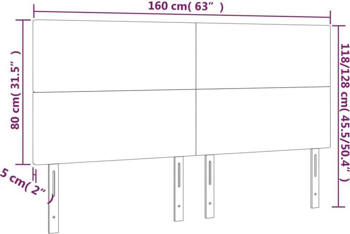 Produktbild VidaXL Loretta (160 x 5 x 128 cm)