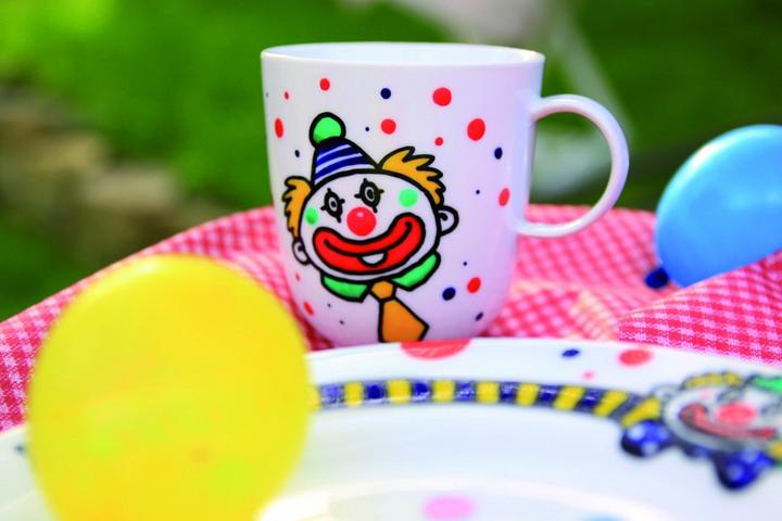 Actual product image Marabu Porcelain and glass painting pen (Multicoloured, 2 mm, 5 x)