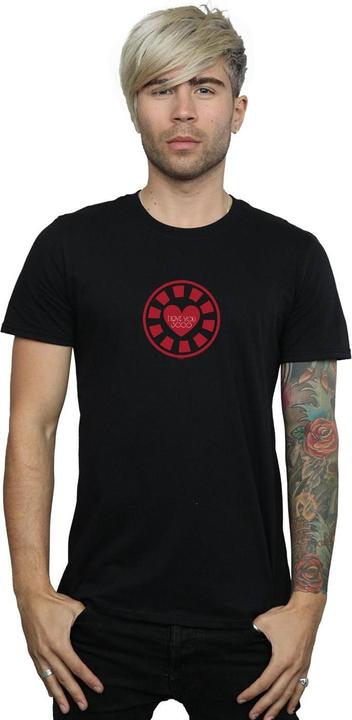 Actual product image Mens Avengers Endgame I Love You 3000 Tony Stark Heart T-Shirt (XL)