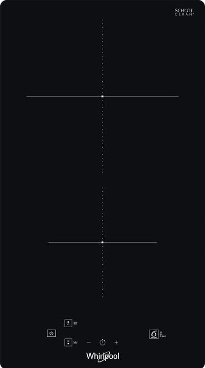 Actual product image Whirlpool WS Q0530 NE, Black, Integrated, 28 cm, zone induction hob, glass ceramic, 2 zone(s)