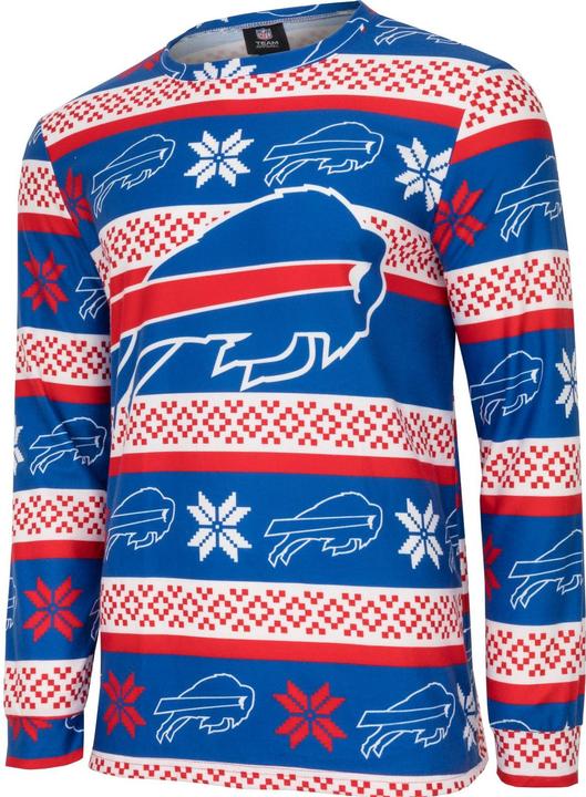 Produktbild Foco NFL Winter XMAS Pyjama Schlafanzug Buffalo Bills - L (L)