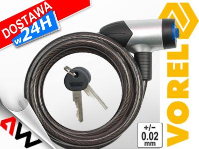 Actual product image Toya Bicycle lock 1.2 mx 8 mm metal (120 cm)