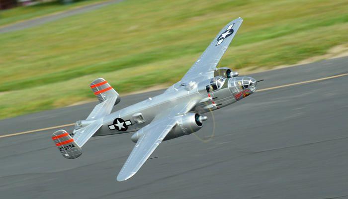 Produktbild FMS B-25 Silver 1470mm PNP (Warbird)