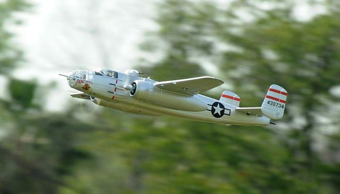 Produktbild FMS B-25 Silver 1470mm PNP (Warbird)