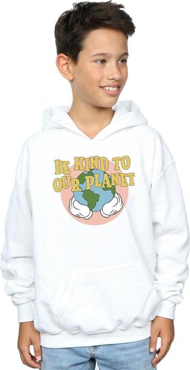 Actual product image Disney Boys Mickey Mouse Be Kind To Our Planet Hoodie (116)
