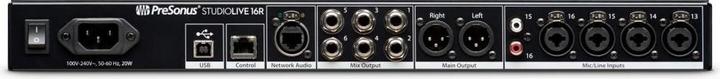 Image du produit PreSonus Table de mixage StudioLive 16R - 16 canaux, numérique (Studio et mixeur live)