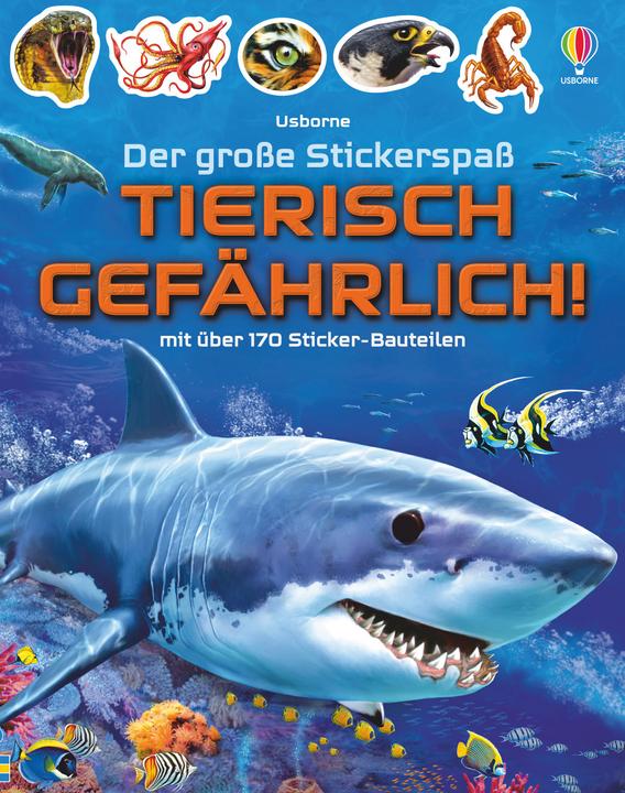 Immagine prodotto Der grosse Stickerspass: Tierisch gefährlich! (Tedesco, Simon Tudhope, 2022)