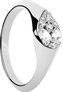 Produktbild Pd Paola PDPAOLA - Graceful Silver Ring with Zirconia Vanilla AN02-A51 - Circuit: 50 mm (50)