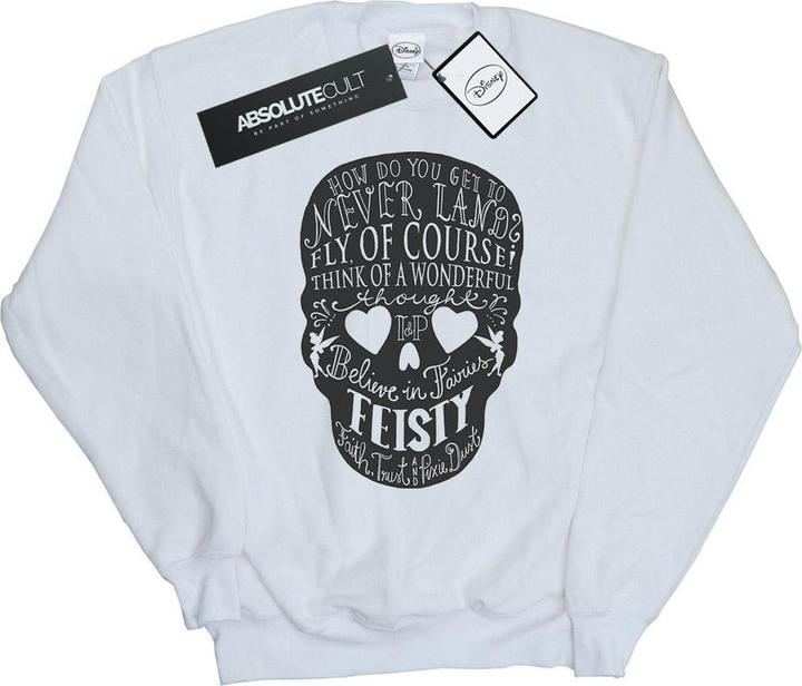 Actual product image Disney Mens Tinker Bell Skull Sweatshirt (M)