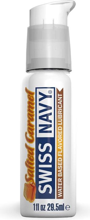 Actual product image Swiss Navy Salted Caramel Flavored Lubricant - 30ml/1oz (30 ml)