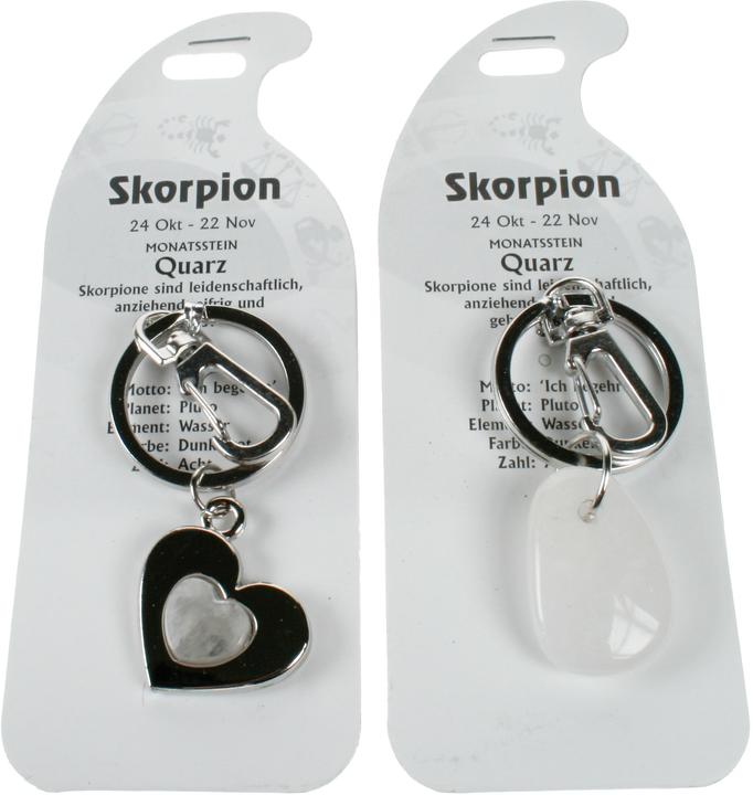 Image du produit Roost Porte-clés Scorpion G268 Quartz 2 motifs ass. (Quartz)