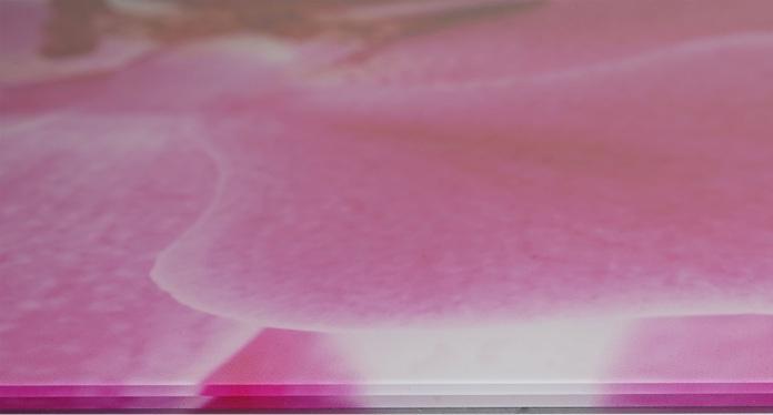 Actual product image Swisshandel24 Glass picture, wall picture poster motif, 40x60cm - Orchid (40 x 60 cm)