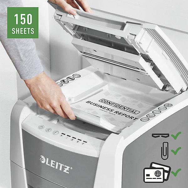 Image du produit Leitz Destructeur IQ Autofeed Office 150 coupe de particules 44 l (Coupe de particules)
