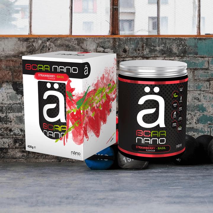 Immagine prodotto Nanosupps BCAA nano (Fragola-basilico, 1 pz., 420 g)
