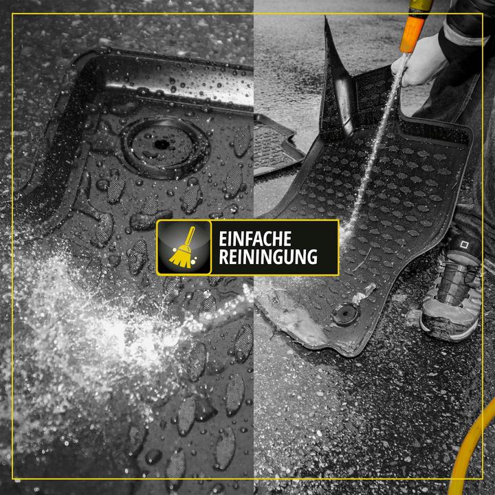 Actual product image Walser XTR rubber mats for Mercedes-Benz V-Class (W447) 03/2014-Today (2 front mats + 2 rear mats)