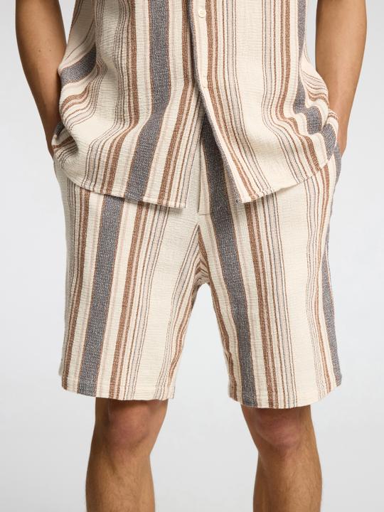 Produktbild Selected Homme Gestreifte Shorts (L)