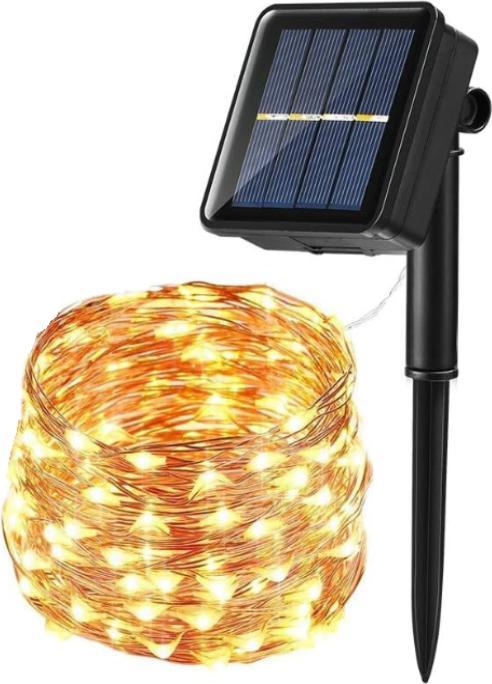Immagine prodotto Lumina Swiss Catena luminosa solare a LED calda (14 m)