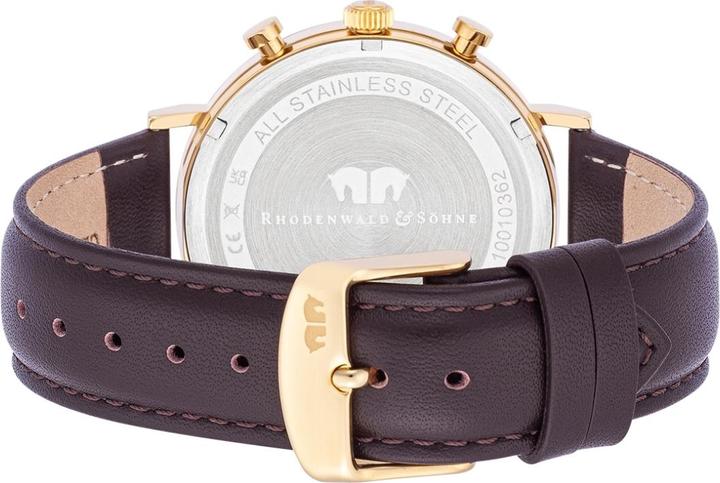 Produktbild Herren Chronograph Arakon Echtleder braun - 26535 (Chronograph, 42 mm)