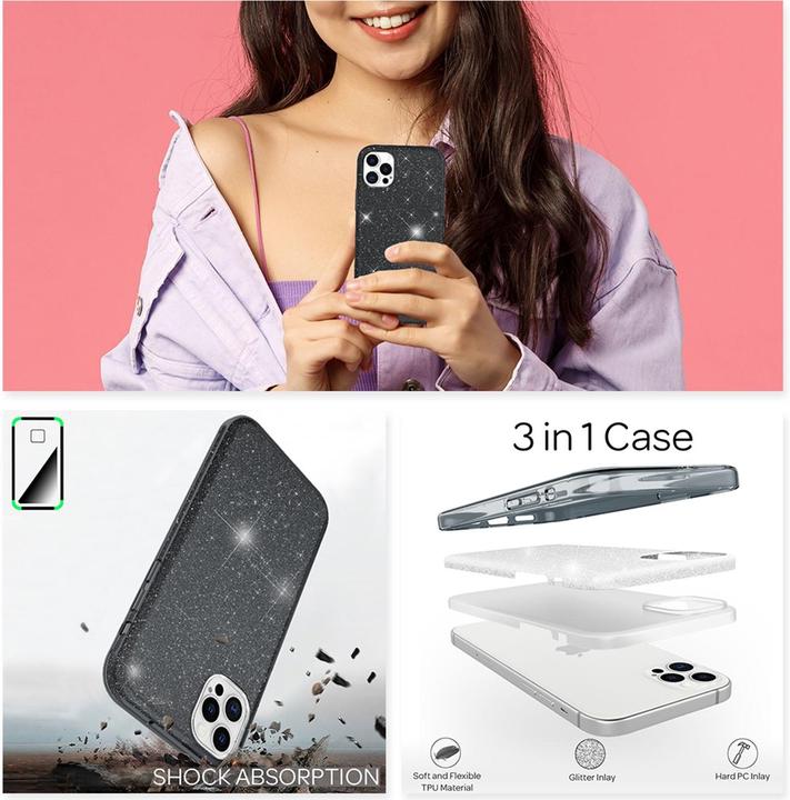 Image du produit Nalia Coque Brillante (Apple iPhone 12 Pro Max)