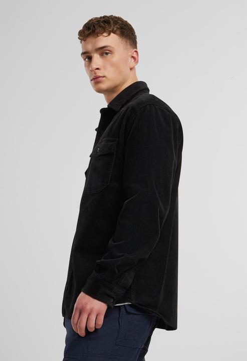 Produktbild Brandit Corduroy Classic Langarm-Shirt Grösse 7XL Farbe Schwarz (7XL)