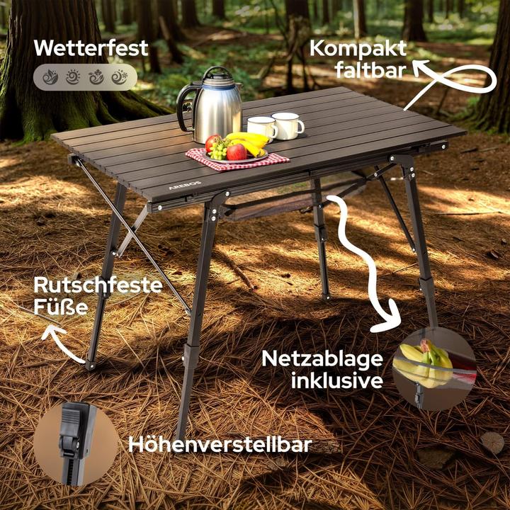 Actual product image Arebos Campingtisch