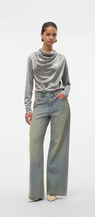 Produktbild Vero Moda VMREMY Mid Rise Weiter Beinschnitt Jeans Weit geschnitten (W28/L30)