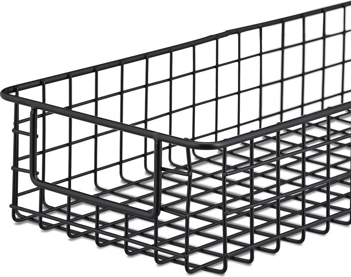 Relaxdays 3x wire basket (3 x, 41 x 16 x 7.5 cm)