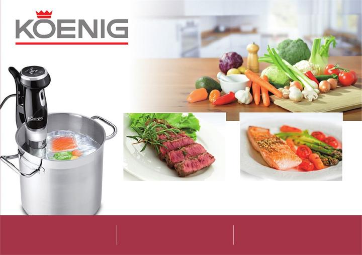 Actual product image Koenig Sous vide cooker