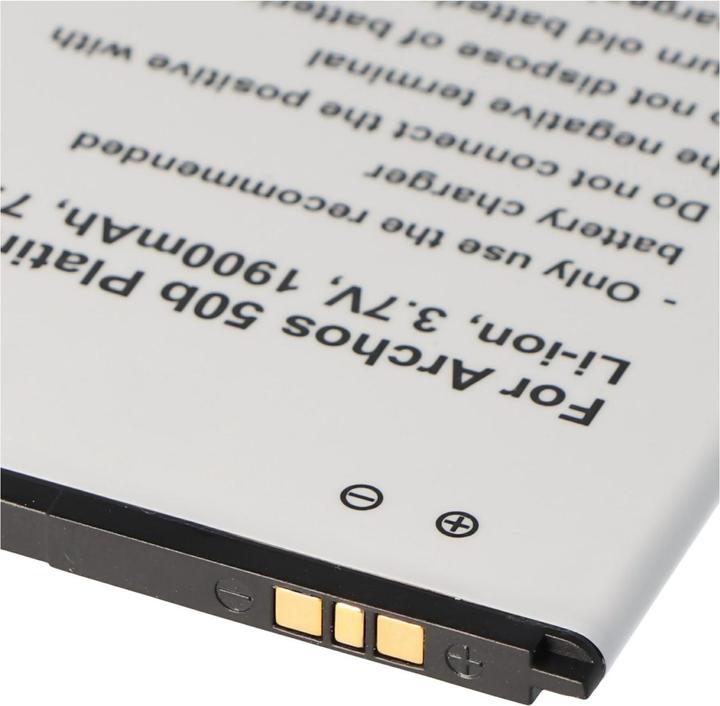 Actual product image AccuCell Battery for Archos AC50BPL Battery Archos 50b Platinum