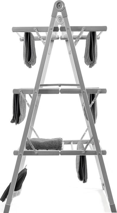 Actual product image InnovaGoods Folding electric clothes horse Verayer 30 poles