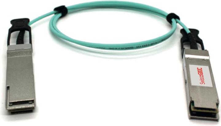 Actual product image SwissGBIC AOC 40Gb Active 5m FCBG410QD3C05