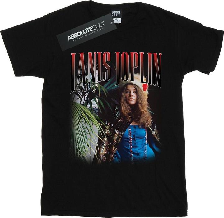 Actual product image Janis Joplin Mens Baron Homage T-Shirt (L)