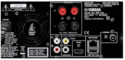 Produktbild Yamaha MCR-750 Micro-Component System mit BluRay (2x 30 W)
