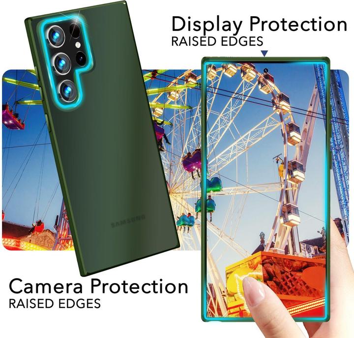 Produktbild Nalia Semi-Transparente Hybrid Hülle mit Schutzrahmen (Samsung Galaxy S24 Ultra)