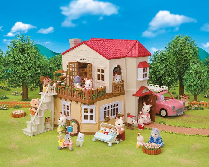 Actual product image Epoch A country house with a red roof